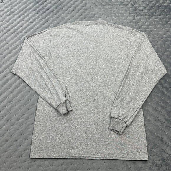 Bone Collector Shirt Mens Medium Gray Long Sleeve Pullover Hunting Crewneck NWT - Picture 2 of 10